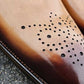 Carrucci Burnished Calfskin Oxford - Cognac
