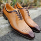 Carrucci Oxford Calfskin - Tan