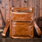 Men's Leather Oil Wax Cowhide Retro Saddle Men's Waist Packs