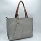 PU Vegan Leather 2 in 1 Tote Crossbody Handbag