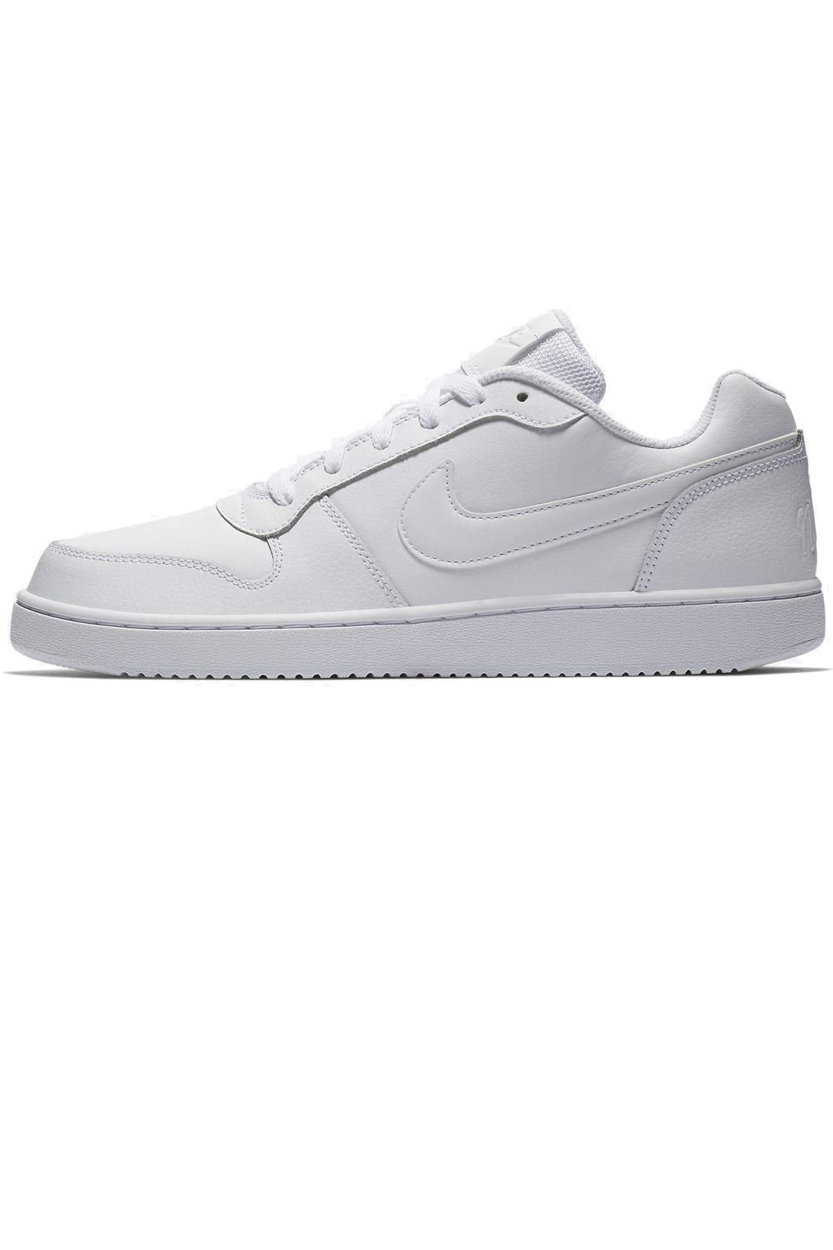 Zapatillas de baloncesto Nike Ebernon Low para hombre, color blanco/blanco, talla 11 R US