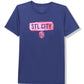 adidas Boys^Unisex Kids Long Sleeve Pre-Game T-Shirt Team Navy Blue/St. Louis City Sc Large