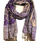 Sakkas Double Layer Jacquard Paisley Pashmina Shawl / Wrap / Stole