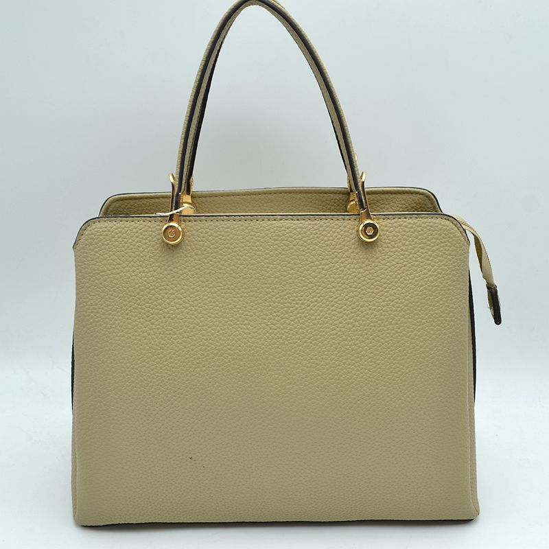 Women's Textured Faux Leather Top Handle Tote Bag