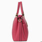 Women's Textured Faux Leather Top Handle Tote Bag