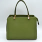 Structured Top Handle Handbag with Zipper Closures
