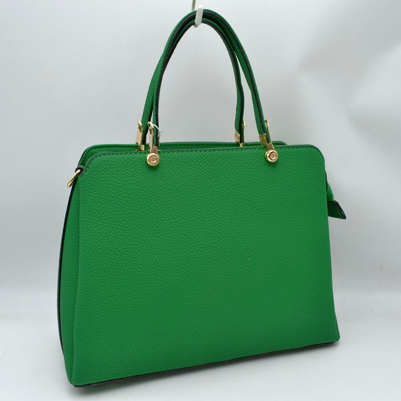 Women's Textured Faux Leather Top Handle Tote Bag