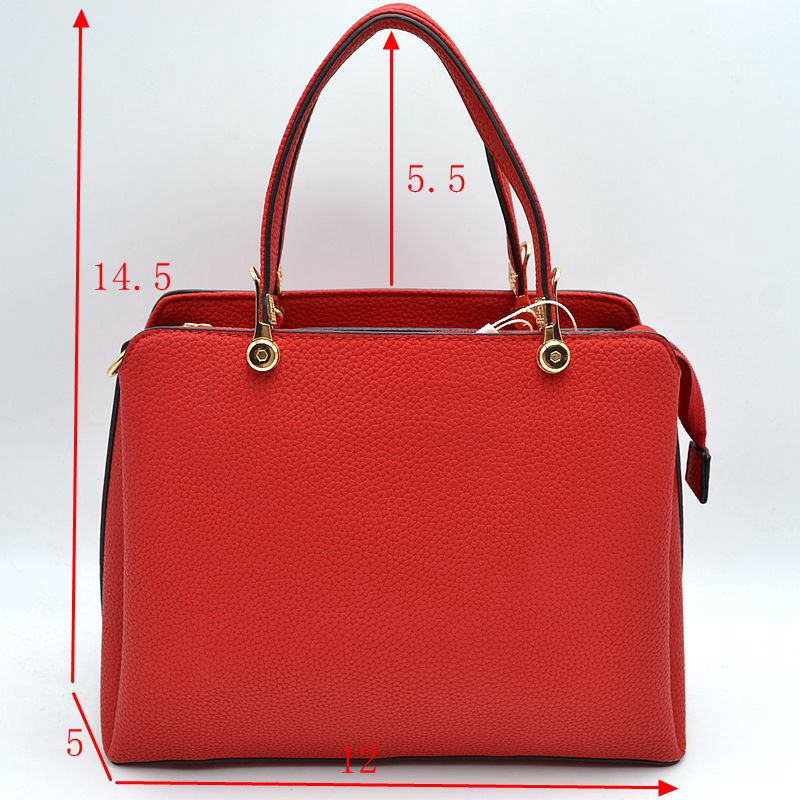 Women's Textured Faux Leather Top Handle Tote Bag