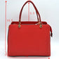 Women's Textured Faux Leather Top Handle Tote Bag