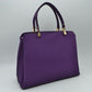 Women's Textured Faux Leather Top Handle Tote Bag