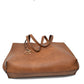 Reversible Faux Leather Tote Bag Vegan Tassel Handbag