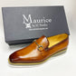 Maurice Horsebit Calfskin Loafer - Cognac