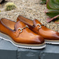 Maurice Horsebit Calfskin Loafer - Cognac