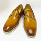 Maurice Horsebit Calfskin Loafer - Cognac