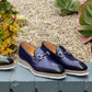 Maurice Horsebit Calfskin Loafer - Purple