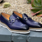 Maurice Calfskin Horsebit Loafer - Blue