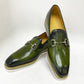 Maurice Horsebit Calfskin Loafer - Olive