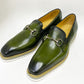 Maurice Horsebit Calfskin Loafer - Olive