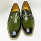 Maurice Horsebit Calfskin Loafer - Olive