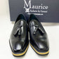 Maurice Calfskin Tasseled Loafer - Black