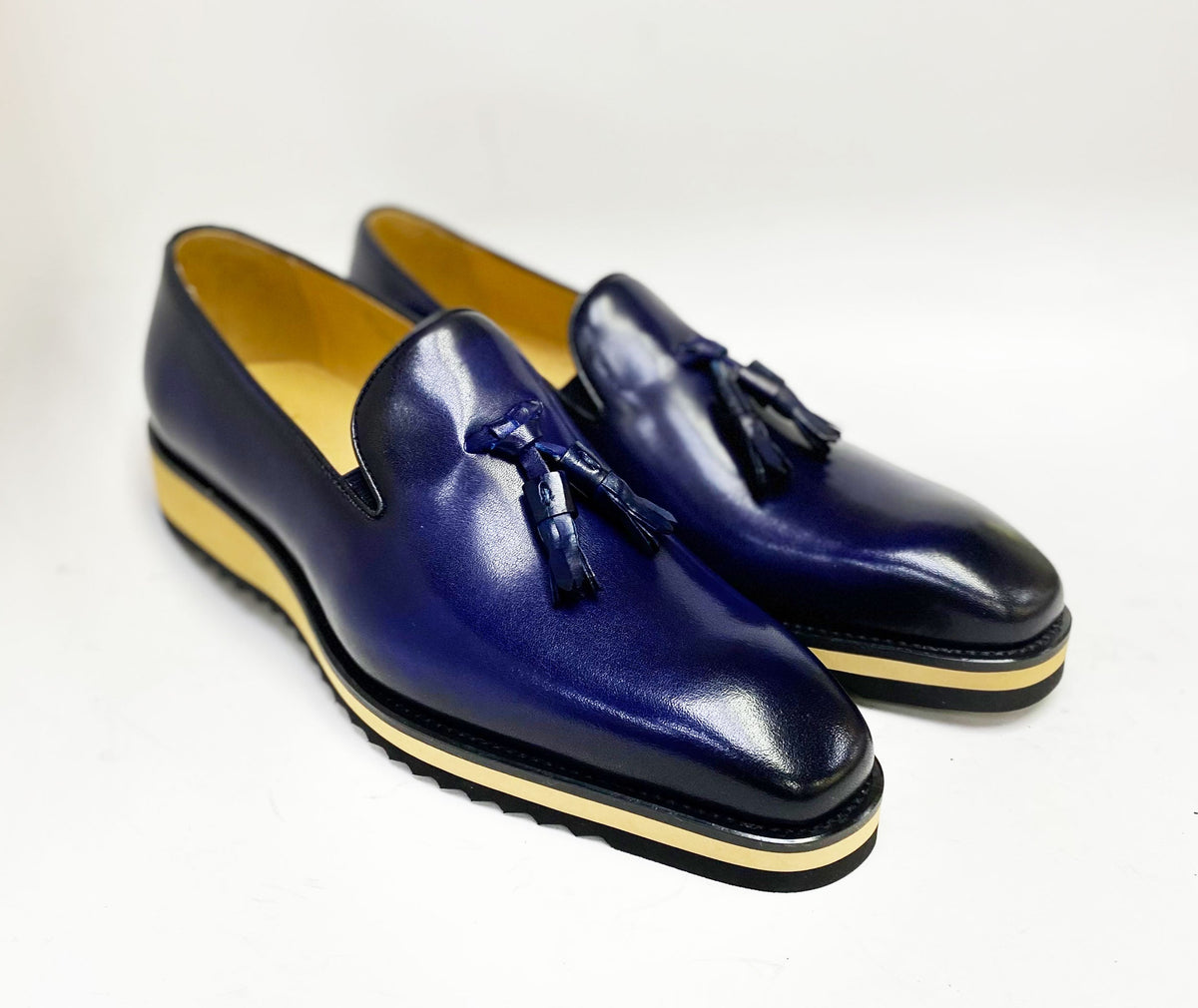 Maurice Calfskin Loafer - Navy
