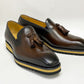 Maurice Calfskin Tasseled Loafer - Chestnut