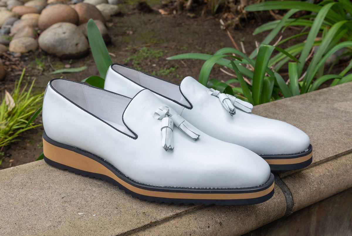 Maurice Calfskin Loafer - White