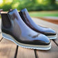 Carrucci Boot Calfskin Shoes - Brown