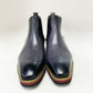 Maurice Calfskin Boot - Grey