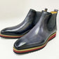 Maurice Calfskin Boot - Grey