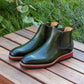 Carrucci Calfskin Boot - Olive