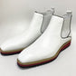 Maurice Calfskin Boot - White