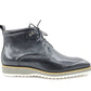 Maurice Burnished Calfskin Boot - Grey