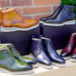Maurice Burnished Calfskin Boot - Cognac