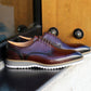 Carrucci Derby Calfskin - Chestnut