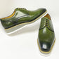 Carrucci Derby Calfskin - Green
