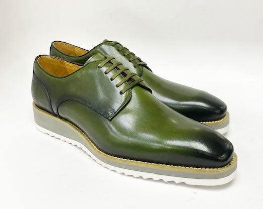 Carrucci Derby Calfskin - Green