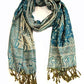 Sakkas Double Layer Jacquard Paisley Pashmina Shawl / Wrap / Stole