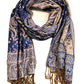 Sakkas Double Layer Jacquard Paisley Pashmina Shawl / Wrap / Stole