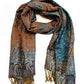 Sakkas Double Layer Jacquard Paisley Pashmina Shawl / Wrap / Stole