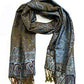 Sakkas Double Layer Jacquard Paisley Pashmina Shawl / Wrap / Stole