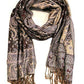 Sakkas Double Layer Jacquard Paisley Pashmina Shawl / Wrap / Stole