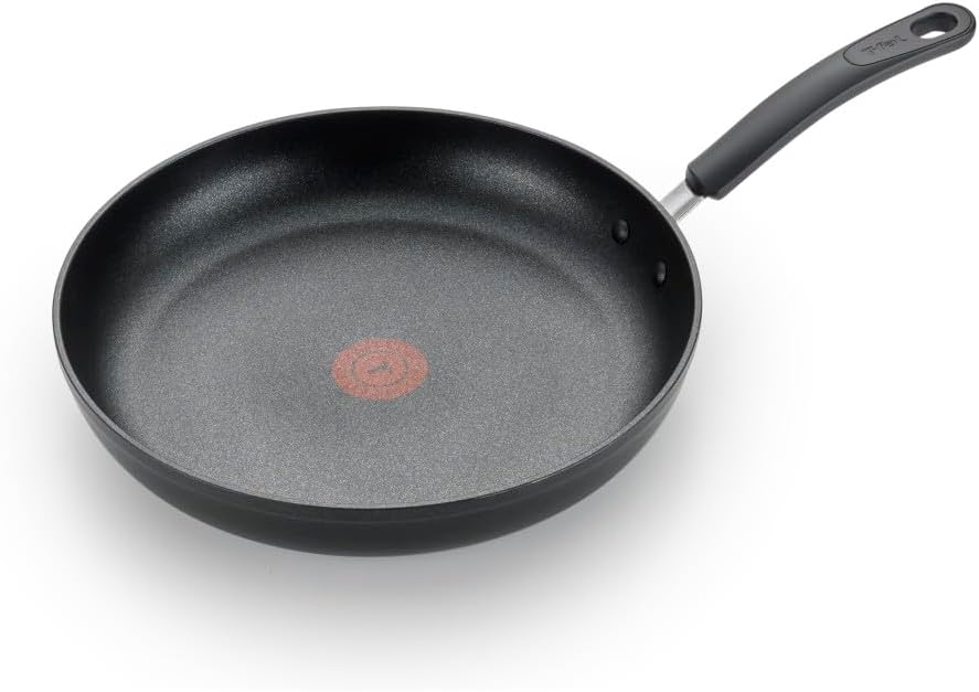 T-fal Advanced Sartén Antiadherente de 10.5 Pulgadas Apto para Horno a 350F Utensilios de Cocina, Ollas y Sartenes, Apto para Lavavajillas Negro