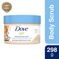Exfoliante Corporal Dove Macadamia y Leche de Arroz que Revela una Piel Visiblemente Más Suave y Nutre la Piel 10.5 oz