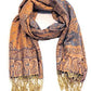 Sakkas Double Layer Jacquard Paisley Pashmina Shawl / Wrap / Stole