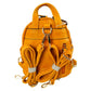 Textured Mini Backpack with Front Zipper Pocket