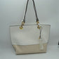 2 n1 Vegan Tote Handbag Pouch Faux Leather Tote Bag