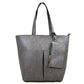 3 In 1 Large Soft Faux Leather Womens Tote Handbags