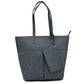 3 In 1 Large Soft Faux Leather Womens Tote Handbags