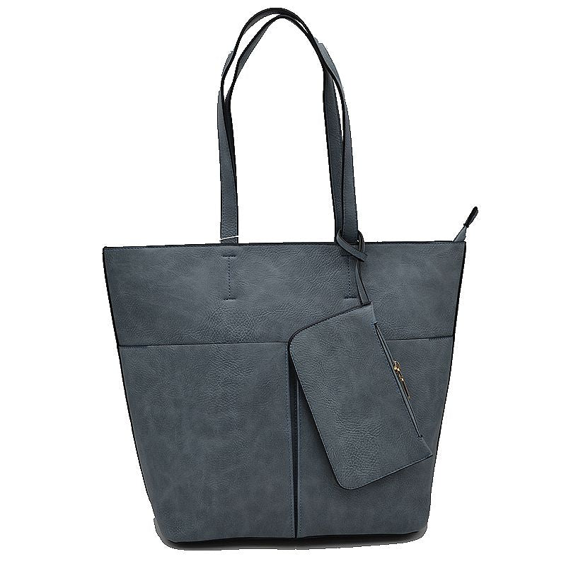 3 In 1 Large Soft Faux Leather Womens Tote Handbags